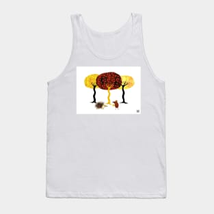 A hedgehog and his friend Tank Top